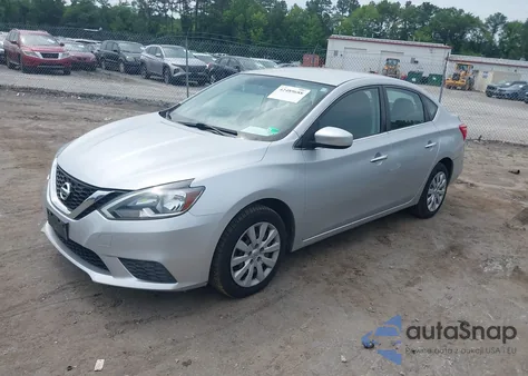 2016 Nissan Sentra Fe+ S/S/Sl/Sr/Sv z USA, uszkodzony, nr VIN 3N1AB7AP7GY274768